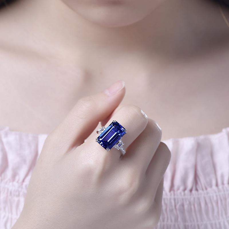 Sace Gems Classic Copper Alloy Zircon Ring Ladies Jewelry Wedding Promise Party Gift