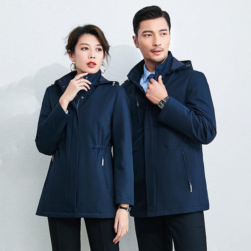 Kasey Unisex 90% White Goose Down Mid-Length Workwear Coat