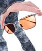 Maeteupeojeu Mp-10 Titanium Red Sunglass Silver