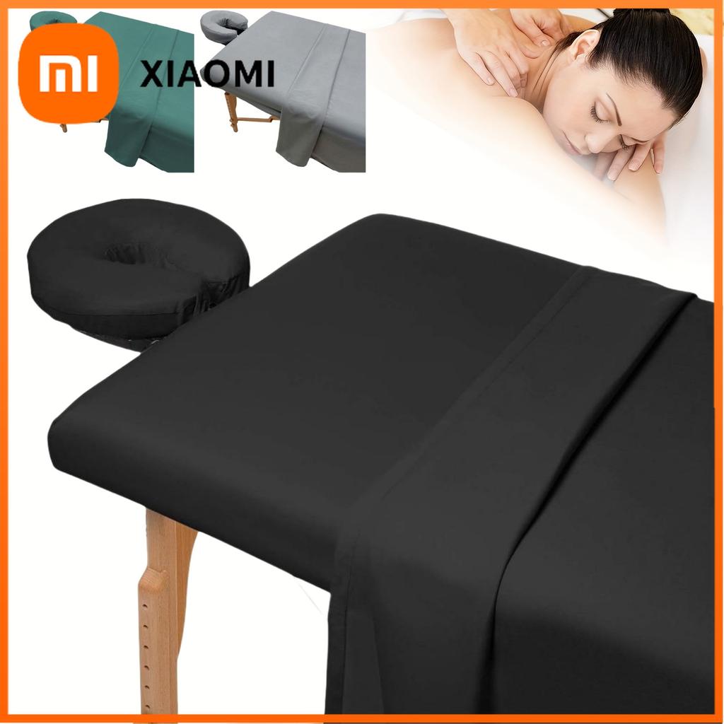 Xiaomi 3pcs/Set Microfiber Massage Table Sheet Set Premium Salon SPA Bed Cover Unscented Flat Fitted Sheet Kit With Face Cradle Cover
