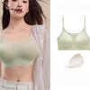 Non-marking Foundation Bra Large U Back Bra Impermeable Invisible One-piece Skin Color Back Lingerie