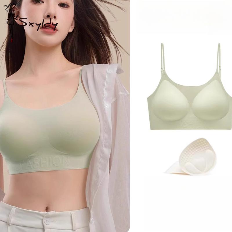 Non-marking Foundation Bra Large U Back Bra Impermeable Invisible One-piece Skin Color Back Lingerie