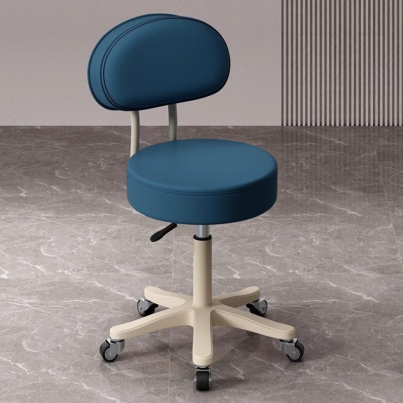 Beauty Salon Swivel Stool: Hairdresser, Nail Technician, Makeup Artist, Barber Wheeled Chair