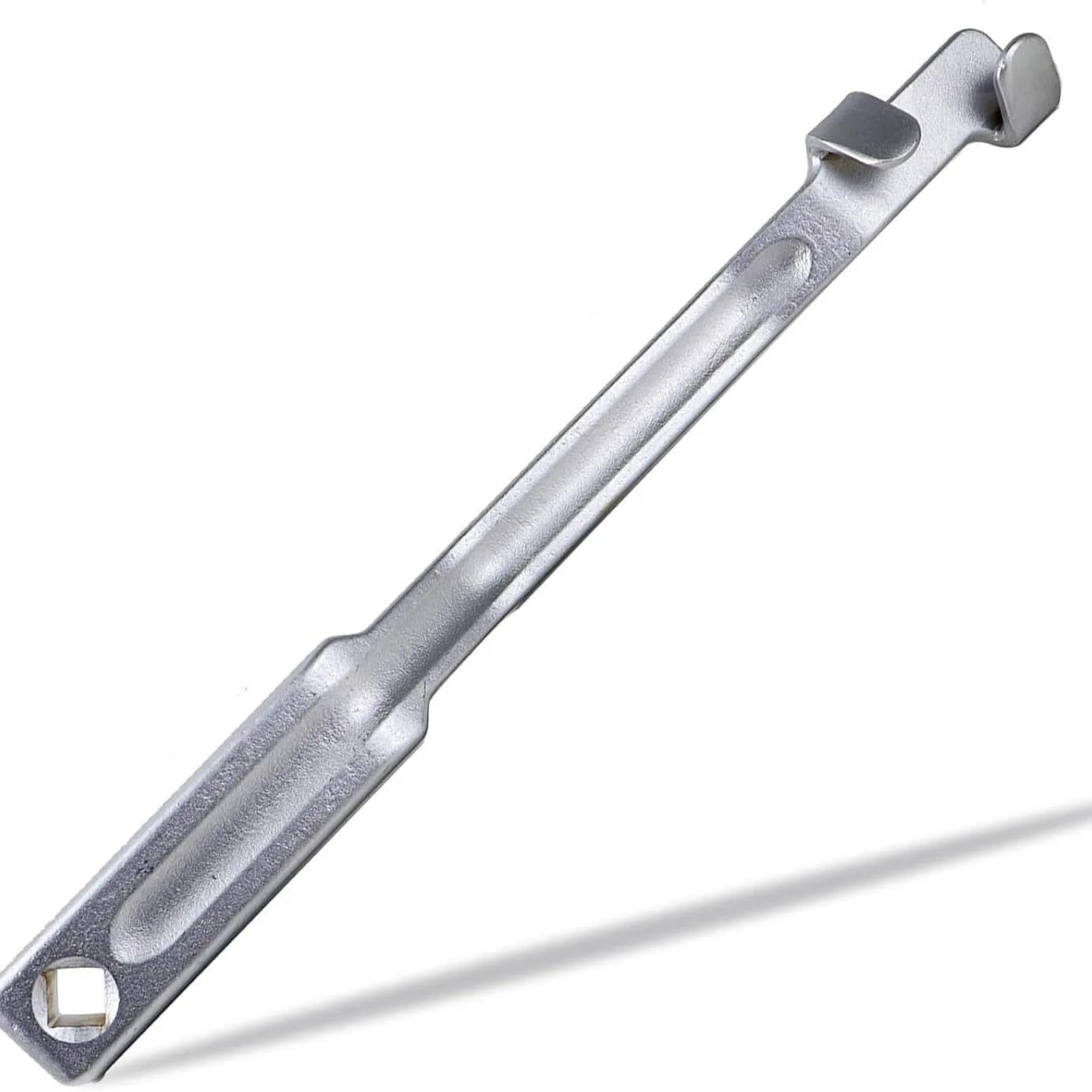 Universal Wrench Extender Tool Bar Wrench Extender for 1/2 Inch Drive Breaker Bars 21mm Hex Drive Universal Wrench Extender серебряный