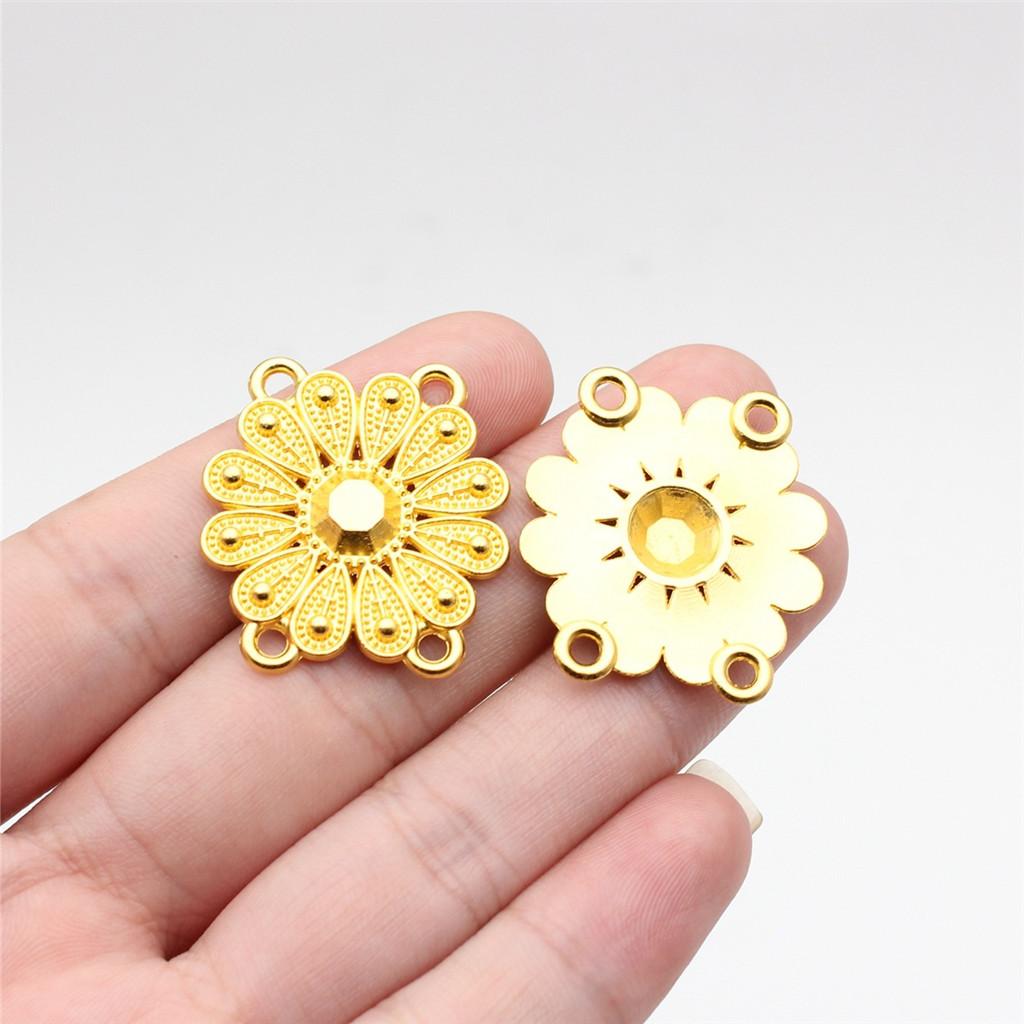 Accessories Parts Four-Hole Necklace Connector Wedding Jewelry Findings TA023