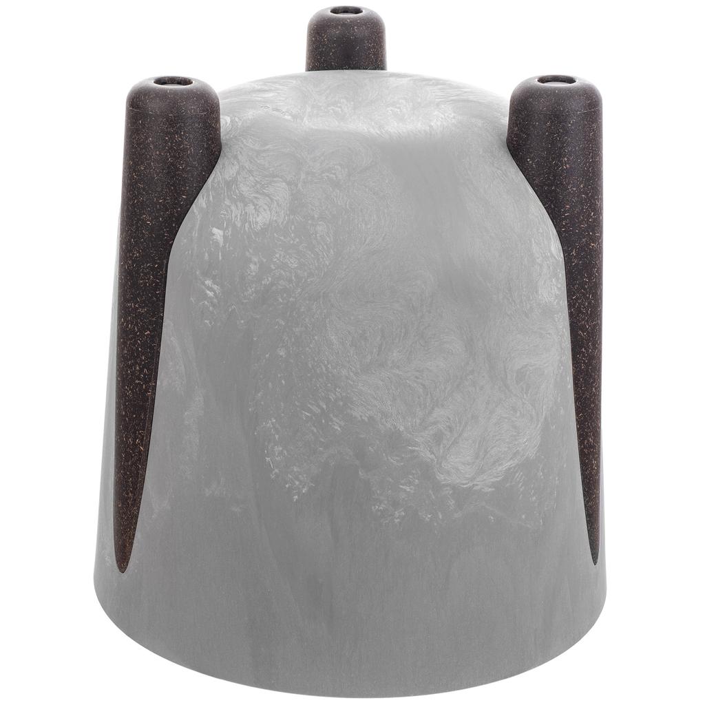 KADAX Flowerpot Flower Pot Leg Cover + Insert Flowerpot 18cm Gray