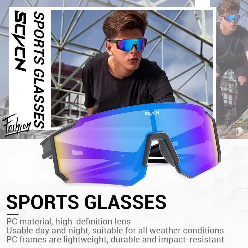 SCVCN Neue Outdoor-Radsport-Sonnenbrille für Herren Damen MTB Fahrradbrille Sport Kletter-Schutzbrille Fahrrad UV400 Brille
