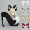 Handmade Fox Girl Beast Ear Girl Headband Comic Show Demon Fox Tail Cos Props Halloween Fox Ears Tail Set
