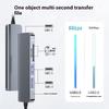 Multiports USB C Expansion Hub Featuring  Card Slot & Speed  5Gbps Data Transfer USB Docking Station for Computers