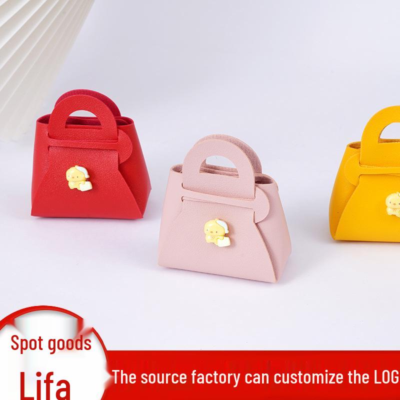 Cartoon Gelbe Enten-Greifautomaten-Schlüsselanhänger Macaron-Anhänger Münzbeutel Tasche