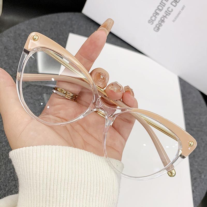 Cat Eye Full-Frame Prescription Glasses for Women with Anti-Blue Light Hand Made Reading Glasses Myopia Eyeglasses