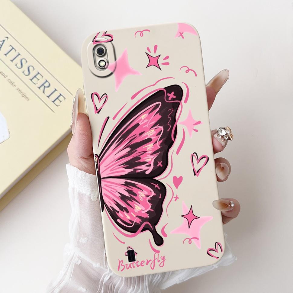 For Samsung A10 Case SM-A105F SM-A105G Stylish Flowers Butterfly Soft Slim Fundas Phone Case For Samsung Galaxy A10 Back Cover