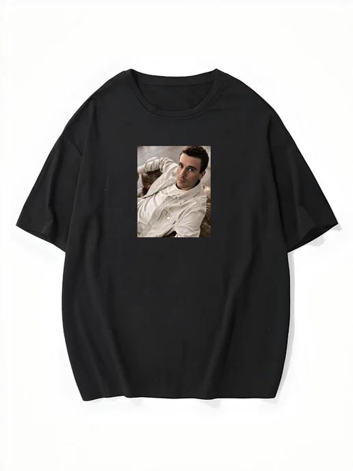 Oversized T-shirt with “Wild Alaz and Asi” print 4XL