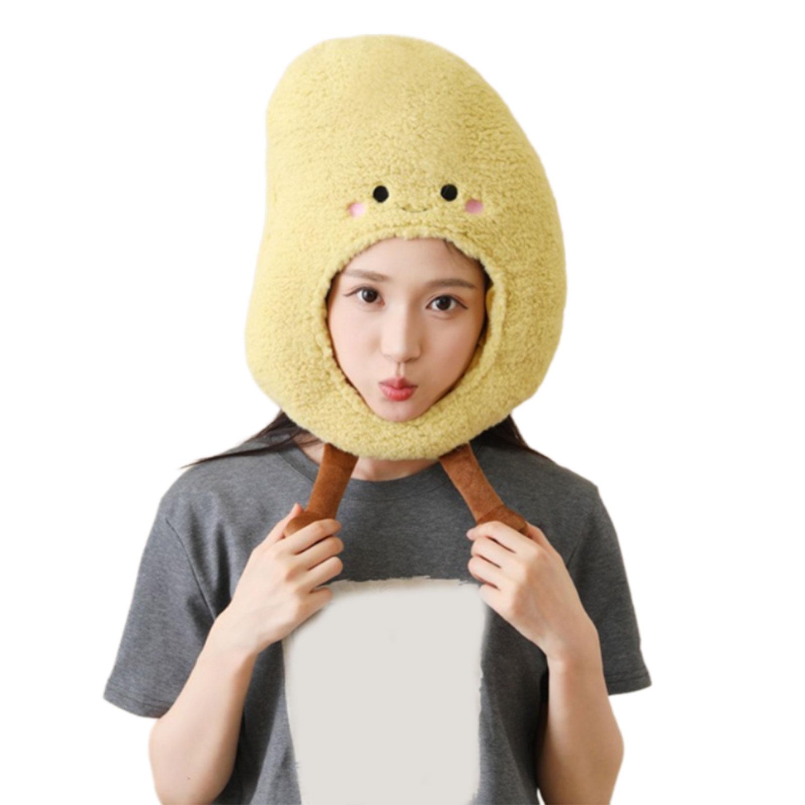 

Adjustable Potato Ear Hat Photography Prop Lightweight Design For Children Role Play Party Theme Activities 1