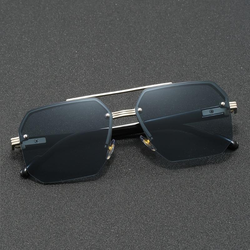 5pcs Wedding Party Men's Women's Square Semi-Rimless Casual Trendy Glasses Couple Fashion Eyewear Holiday Gift