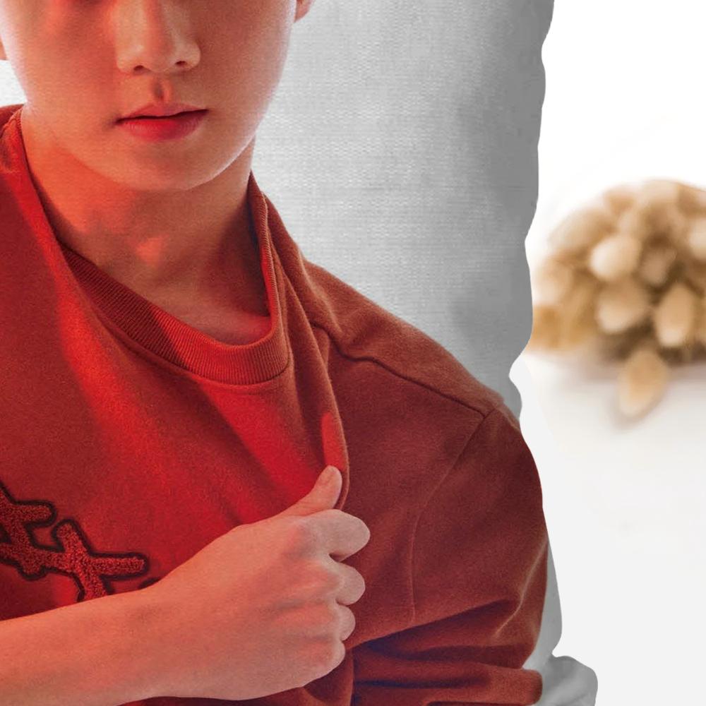 Koreanischer Prominenter SE HUN Kissenbezug Quadratisches Kissen Schlafzimmer Sofa Freizeit Komfort Kissen Auto Wohnzimmer Heimdekoration 40X40