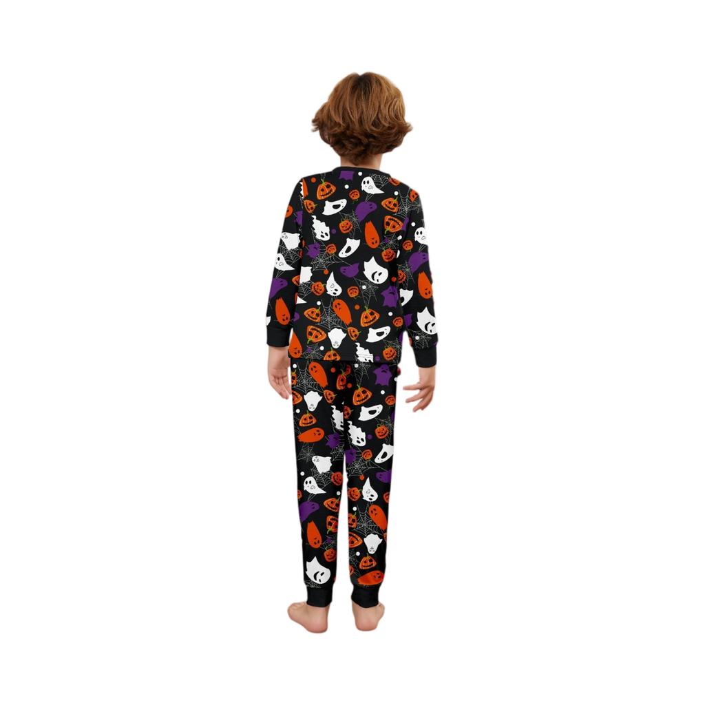 Prints Family Matching Long Sleeve Tops+Pants Set Family Matching Sets