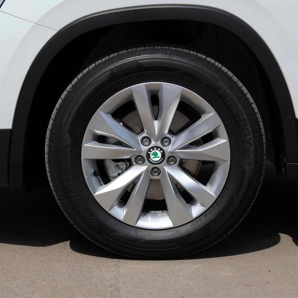 4Pcs/Set Multi-Platfrom Wheel Center Hub Caps Stickers Tire Rim Covers for Skoda Octavia VRS Vision Kodiaq Favorit Rapid Fabia S