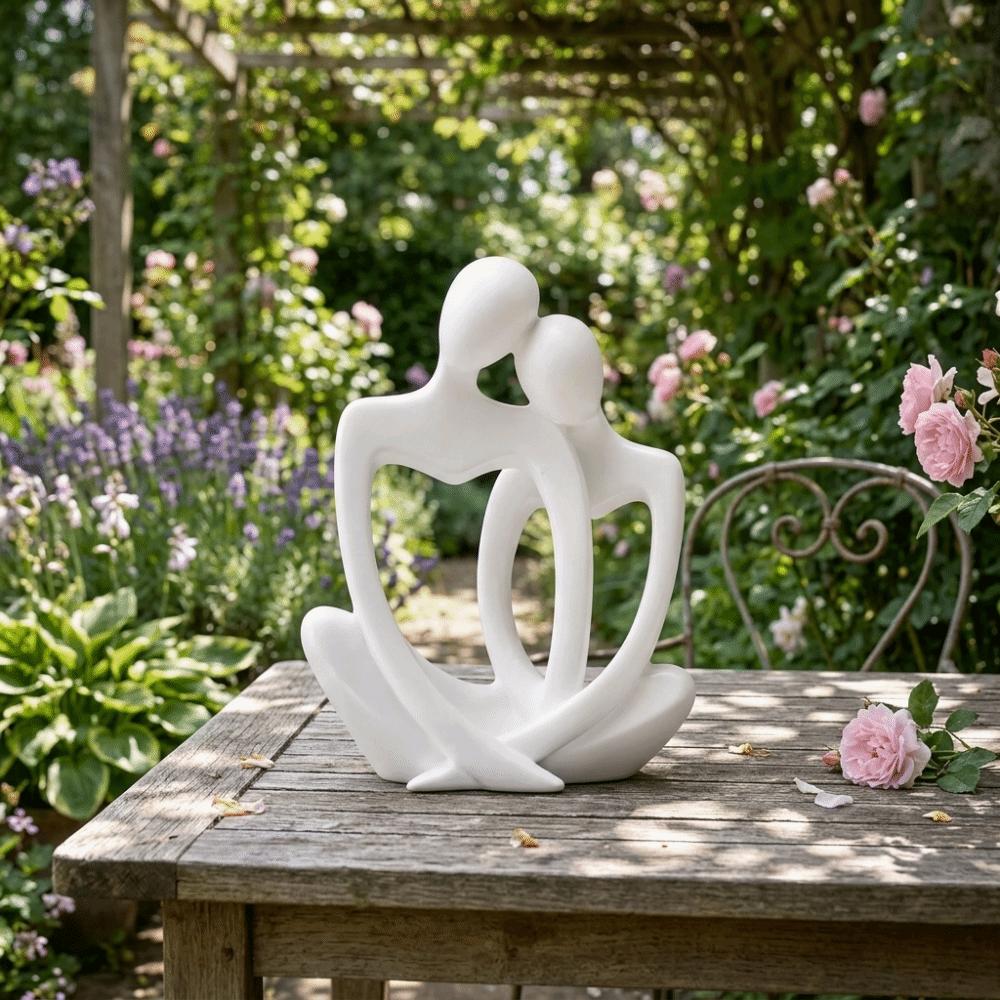 Romantic Lovers Figure Table Figurines 3D Printed Art Table Statue Wedding Gifts