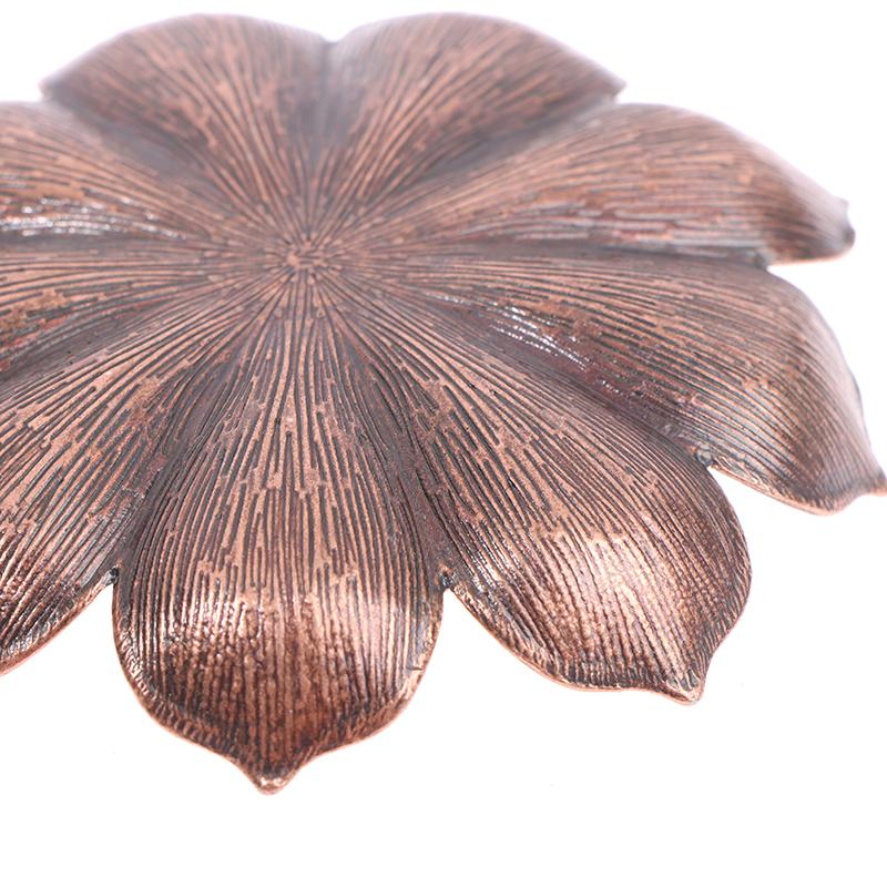Alloy Incense Burner Stick Holder Plate Burner Plate Buddhism Coil Lotus Censer
