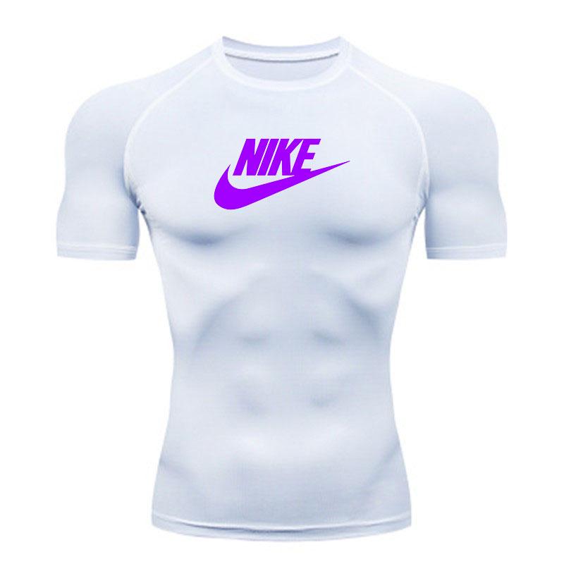 Men's Quick Dry Compression Workout T-shirt Breathable Stret