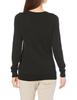 Amazon Essentials Women's Lightweight Crew Neck Long Sleeve Sweater, Black, Size L