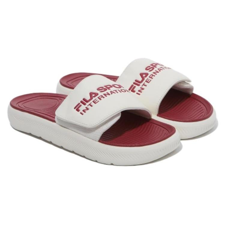 Fila Drifter Slide Slippers Unisex White Red 1SM02580F_121