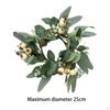 Wreath, Candle Ring Artificial Eucalyptus Leaves, Wreaths