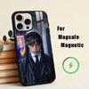 j-Jenna Ortega  Phone Case For iPhone17,16,15,14,13,12,11 Plus,Pro Magnetic with Magsafe Wireless Charging