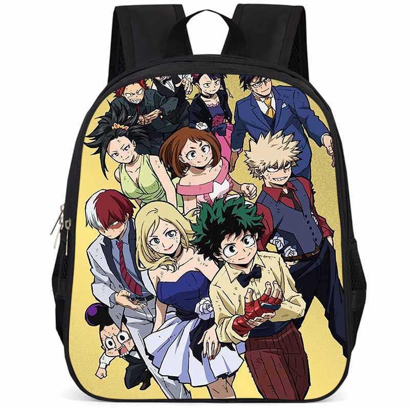 My Hero Academia 15-inch Large Capacity Lightweight Oxford School Backpack For Kids