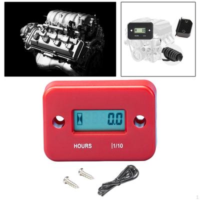 Induktiver Stundenzähler Motorrad Leicht Wasserdicht Multifunktional für Motorrad