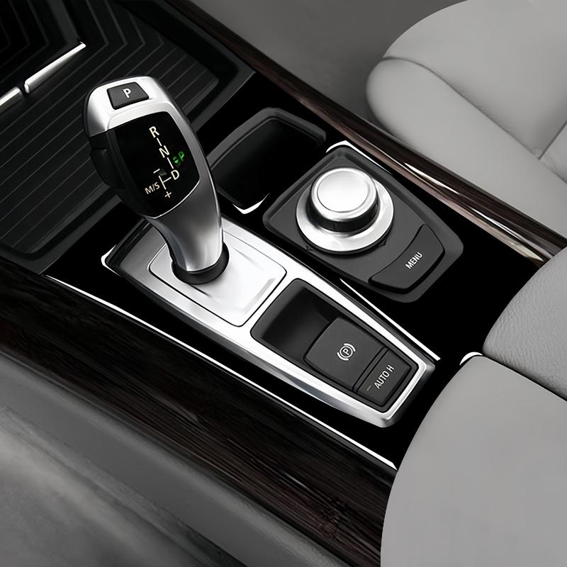 For BMW X5 E70 2007-2013 Piano Black Interior Car Gear Shift Panel Frame Trim Cover Decoration Sticker Auto Accessoires