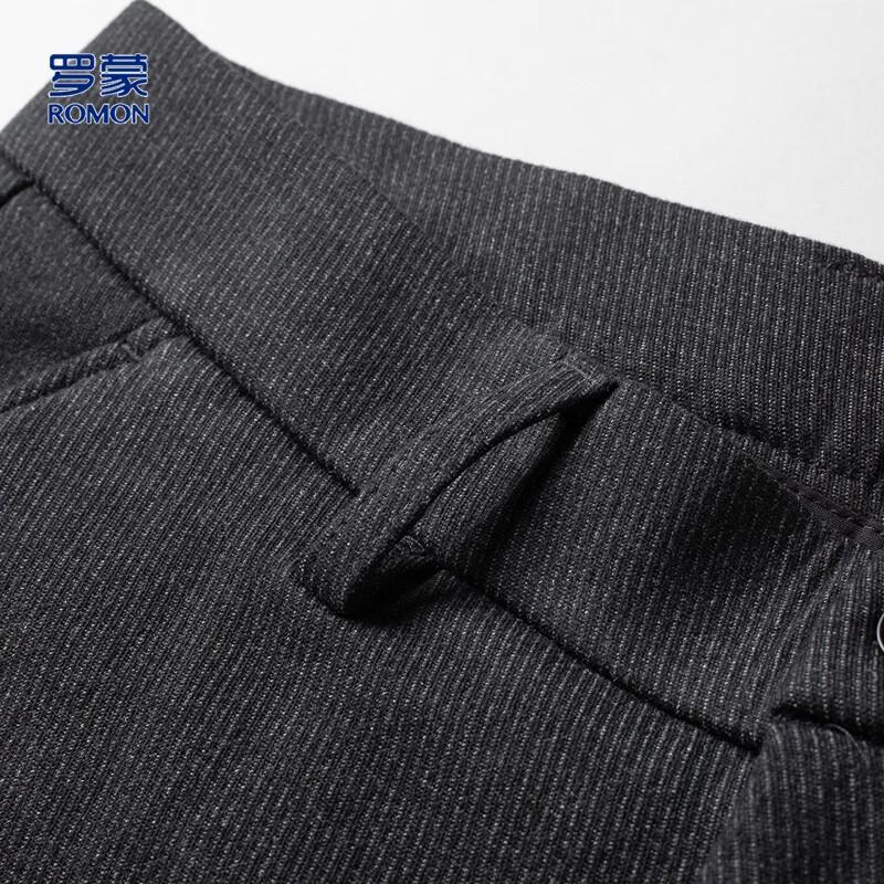 ROMON Men's Wool Blend Fleece Lined Casual Pants