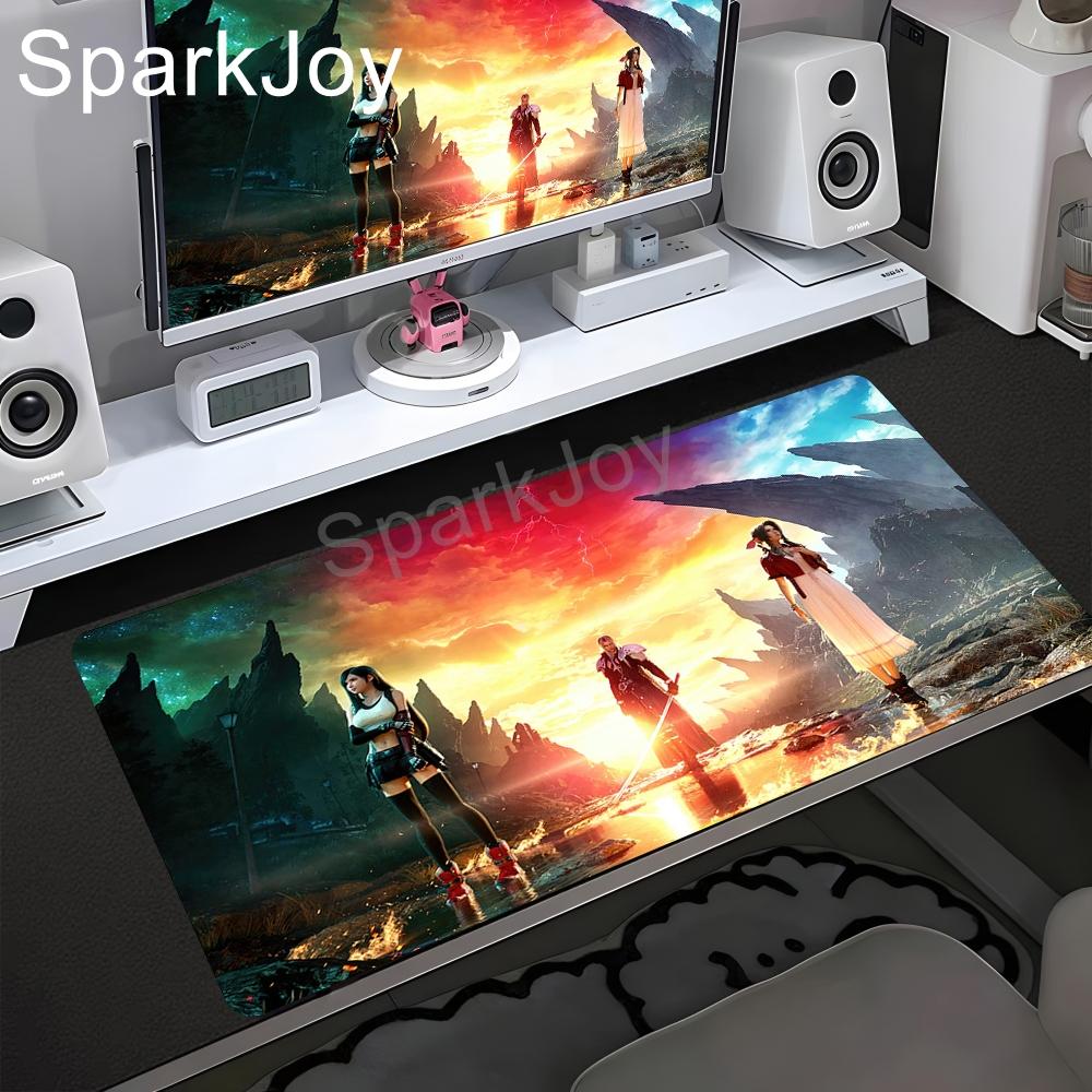 Large Game Final Fantasy Mouse Pad Pc Gaming Accessories Computer Mousepad Office Extended Mouse Mat Desktop Decoration Desk Mat