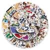 Mushoku Tensei Graffiti Stickers - 50 Waterproof Anime Decorations for Phone Cases & Suitcases