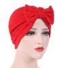 Detachable Active Bow Beaded Headscarf Turban Hat