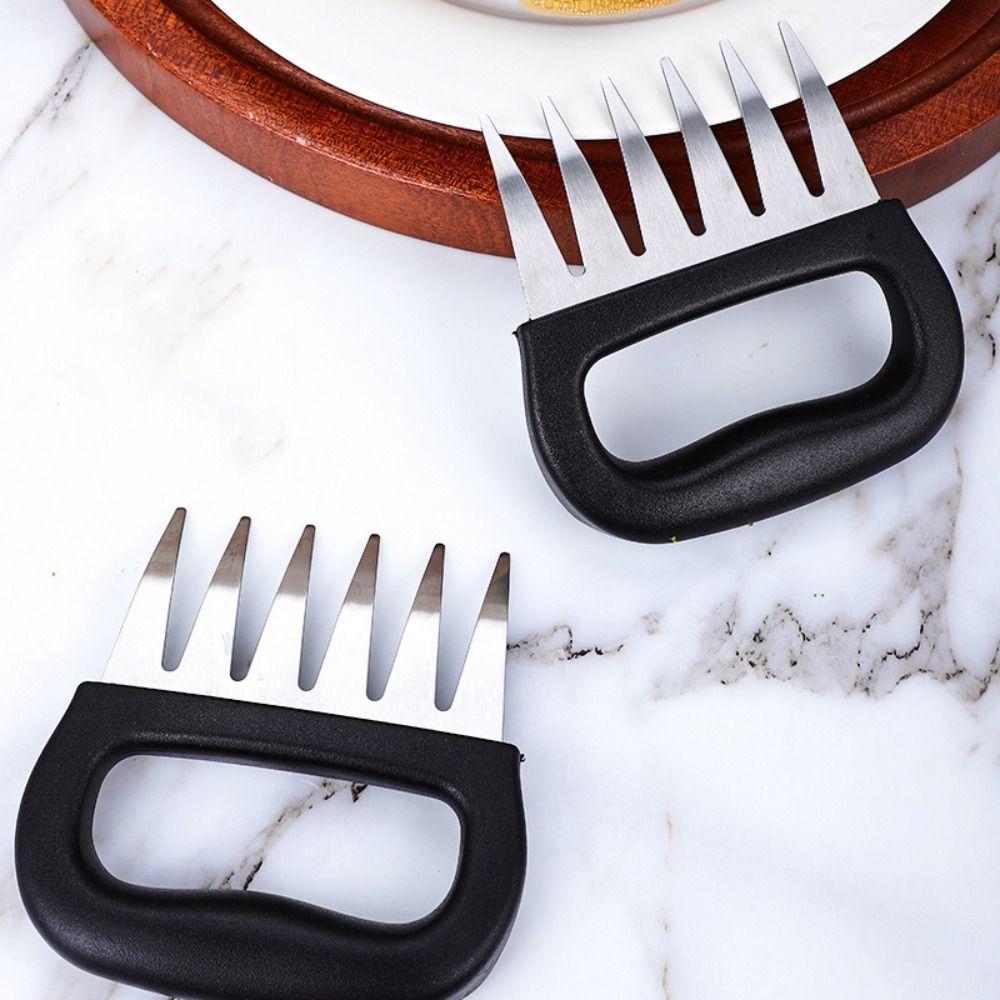 2Pcs Manual Bear Claw Meat Grinder Non-Slip Grip Meat Shredder  Pulled Pork Chicken