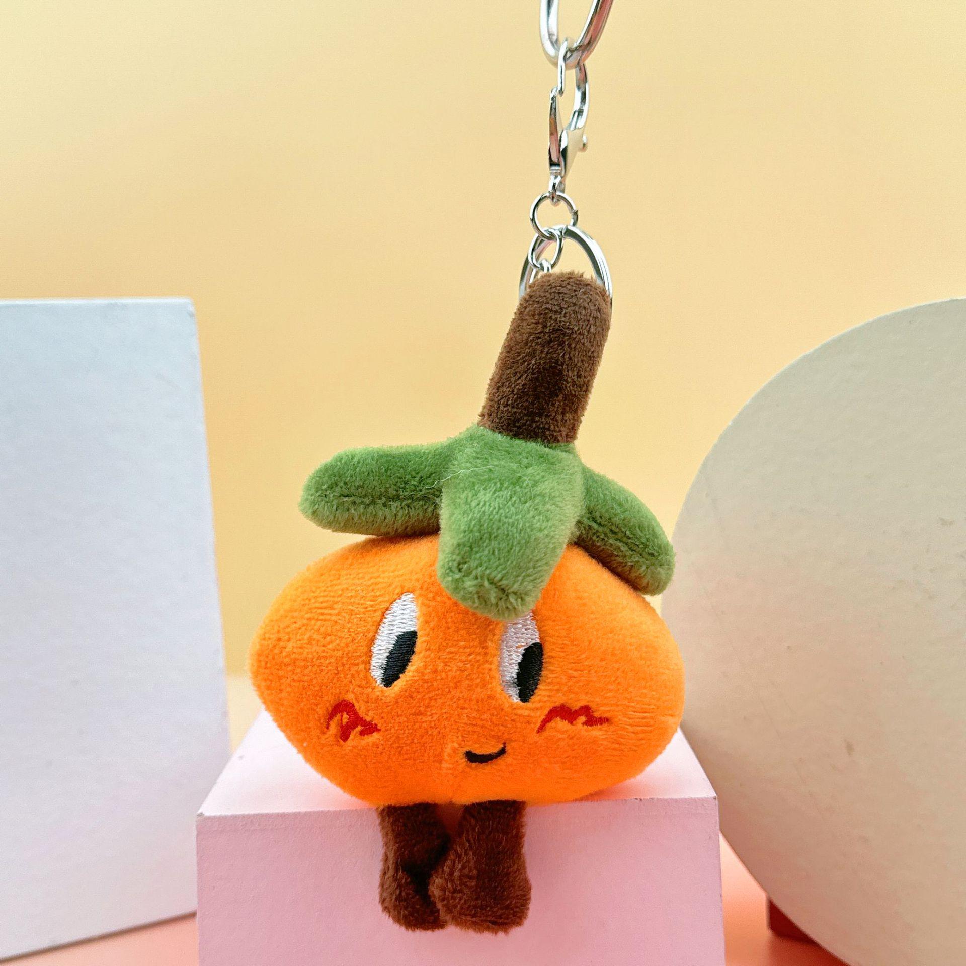

Оранжевая плюшевая кукла-брелок - Милые аксессуары-подвески для сумки и рюкзака Height 13 cm