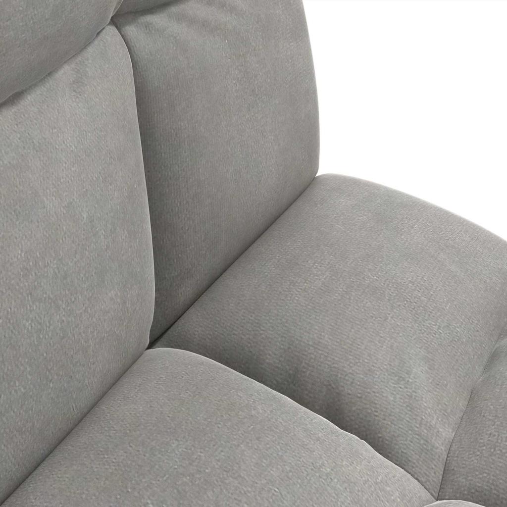 Adjustable Floor Chair Light Gray
