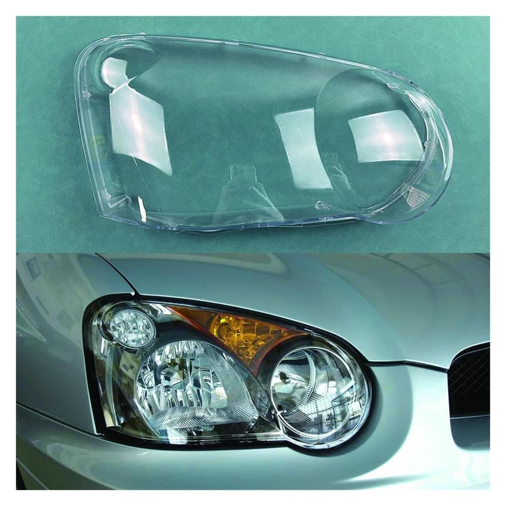 For Subaru Impreza 2003-2005 Front Headlight Lens Cover Headlamp Transparent Cover Lamp Shade Headlight Shell Lampshade Lens