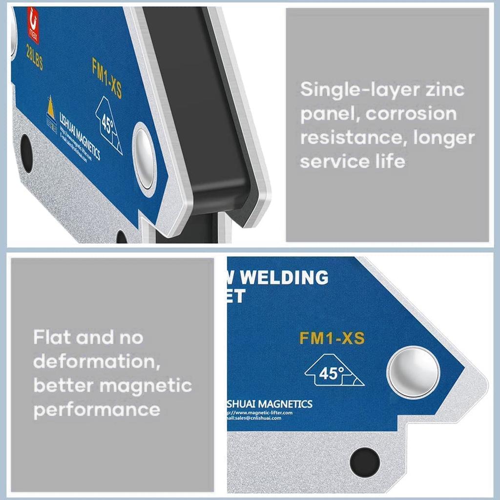 4Pc Welding Magnets 28lbs Magnetic Welding Holder Metal Positioning Arrow Welding Table Magnet Clamp Sturdy Welding Tool Set New
