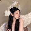 Dress Up Props Feather Halo Crown Headband Double Layer Wing Hair Hoop  Christmas Party