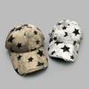 Spring And Summer Retro Pentagram Baseball Cap Men'S And Women'S Sunshade Holes Personalized Retro American Cap