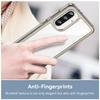 For Samsung Galaxy A36 5G Phone Case WANLONFENG XC Series TPU Acrylic Cover with Tempered Glass (Big Lens Hole)