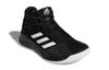 Adidas Pro Spark 2018 K Breathable Mid top Children's Basketball Shoes Black White Gray Kids' AH2644