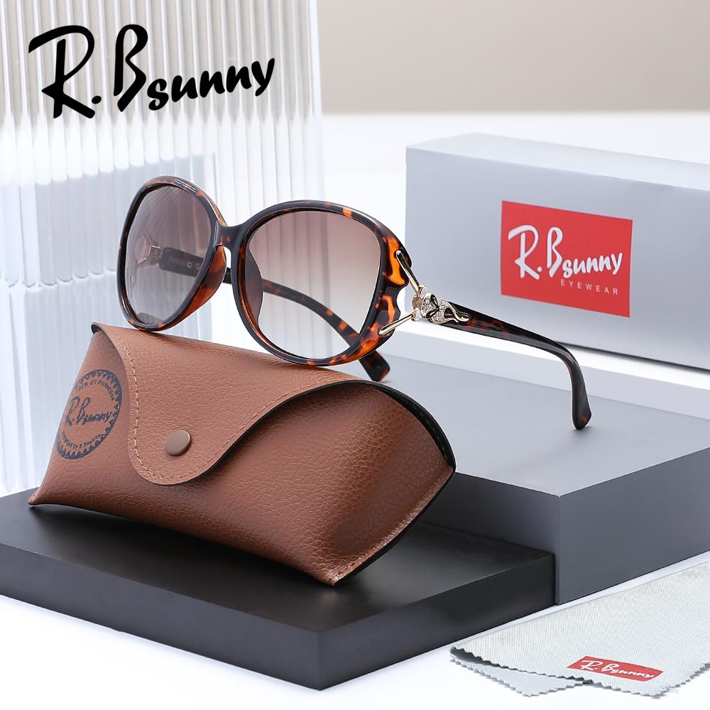 R.Bsunny Popular Vintage Polarized Sunglasses UV400 Anti-Glare Driving Glasses Luxury Casual Retro Trendy Eyewear