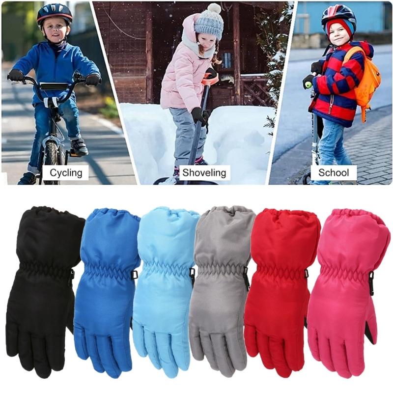 Snöhandskar Antihalk Skidhandskar Förlängd Mudd Varma Vantar Utomhus Skidhandske Skidåkning Skridskoåkning Viktig Handvärmare