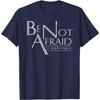 Be Not Afraid St John Paul II Quote Graphic T-Shirt Men Casual Short Sleeve Cotton Tee