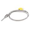 K Type Thermocouple Probe Temperature Sensor 1Celsius8in NPT Thread 80mm 1m Cable with Stainless Steel  Wire