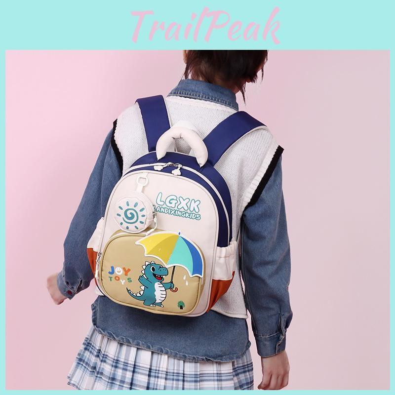 Design New Lovely Kids Backpack Oxford Fabric Cute Gender Neutral Bag School